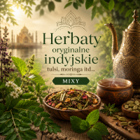 Herbaty orginalne indyjskie tulsi,moringa itd....MIXY